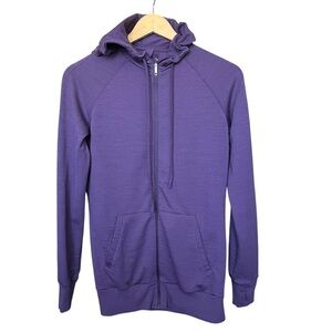 Icebreaker Merino Wool Full Zip Hoodie Women Size Small